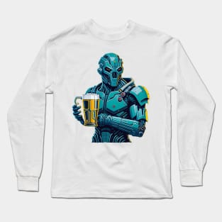 CYBORG AND BEER Long Sleeve T-Shirt